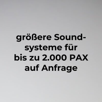 Funktion One PA Anlage XXL  (auf Anfrage)